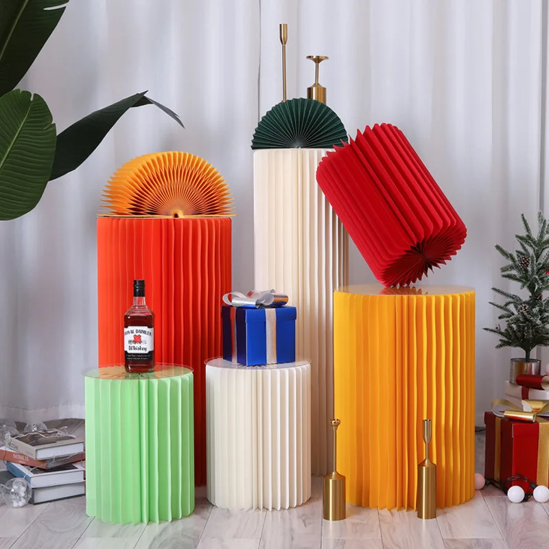 Roman Column Paper Folding Frame Greek Column Garden Wedding Party Table Decoration