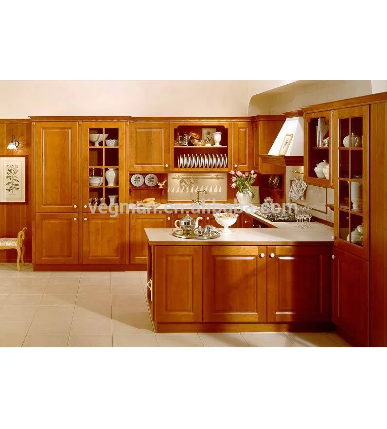 Free CAD Design Birch Wood Kitchen Storage Cabinets All Sets Furniture  Brown Kitchen Cabinet - China Kitchen Cabinet, Kitchen Cabinet Design