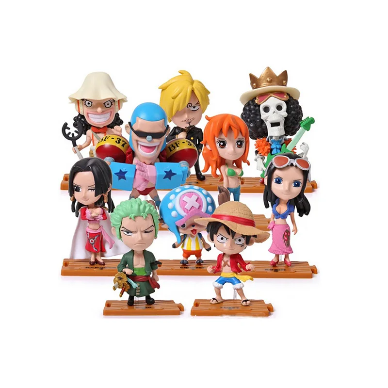 Hot Design Q Version 6-10CM Law Luffy Ace Shanks Nami Law