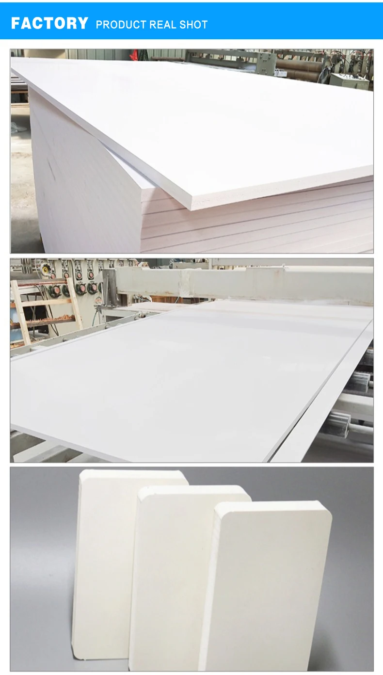 10mm White Pvc Foam Board 12mm Pvc Plastic Sheet 15mm Pvc Rigid/celuka