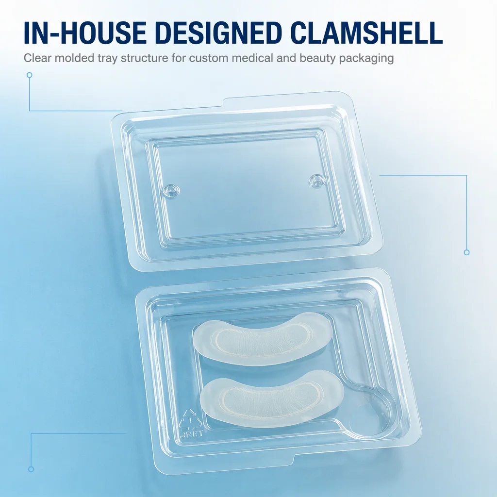 Thermoforming Tray for Cosmetic Instrument Custom Thermoformed Plastic Tray for Skin Booster