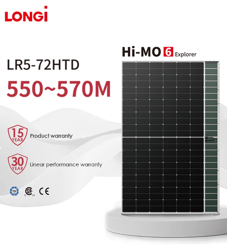 550w 555w 560w 565w 570w Longi Cheapest High Efficiency Best Single ...