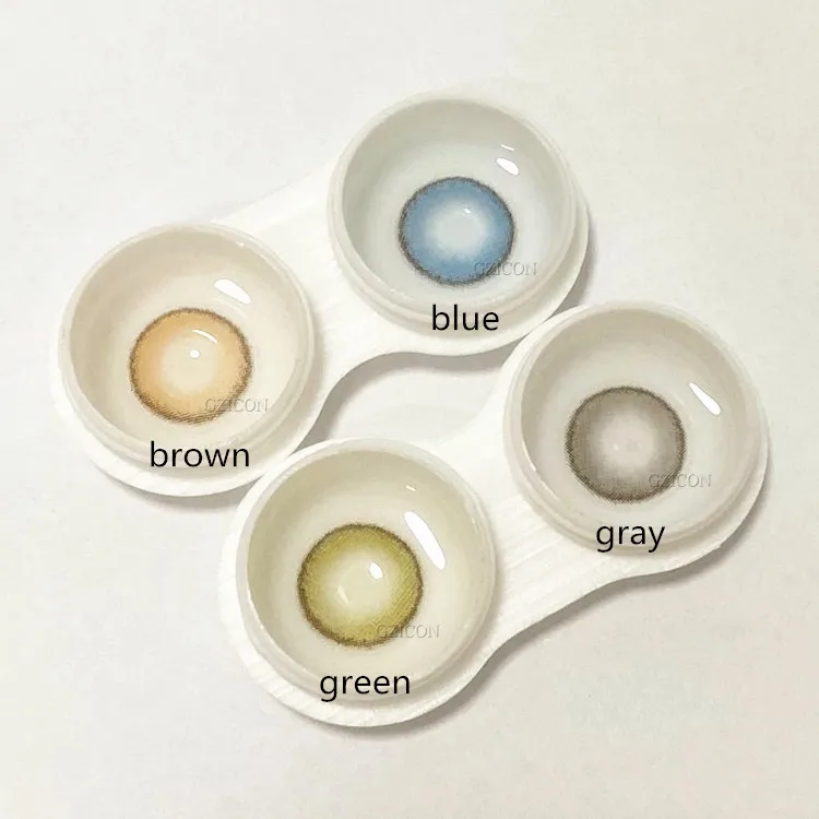 Натуральные Цветные модные стильные удобные косметические контактные линзы синего цвета, принимаем Paypal