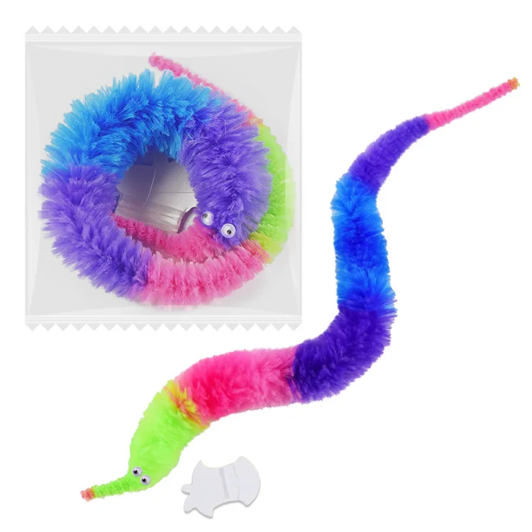 Fuzzy Worm Twisty Magic Trick Fun for Kids Adults
