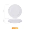 Platos planos de 8 pulgadas [60 por caja]