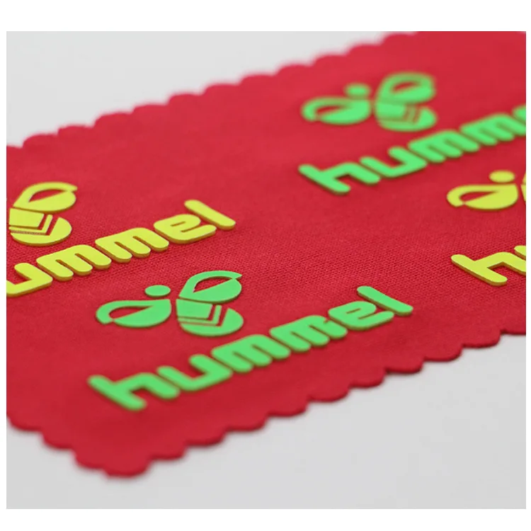Custom Waterproof Heat Press Flocking Logo Patch Iron-On Flock Heat Transfer Vinyl T-shirt Custom Flock Heat Transfer Label