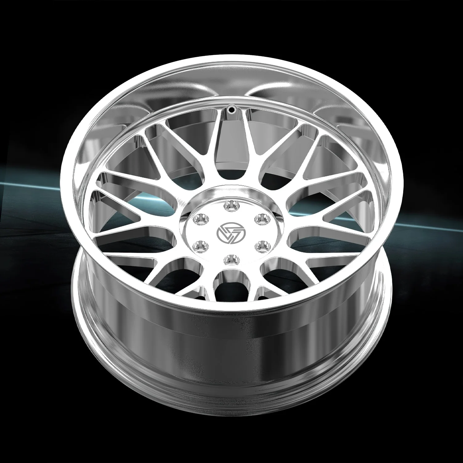 XL Luxury Deep Concave 6x135 Passenger Car Rims Customized Gloss Gold and Sliver Forged Wheel for Off-road and Pickup - Image 5
