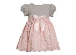 Kid Girl Elegant Short Sleeve Wedding Evening Dress From China Market