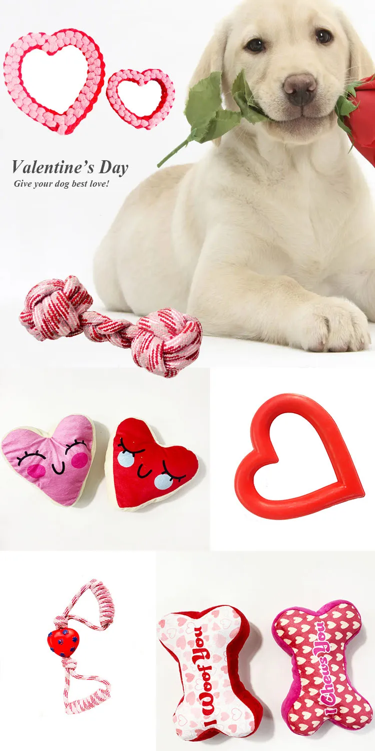 Valentine's Day Best Dog Chew Toy Safest Dog Chew Toy For Teeth Buy