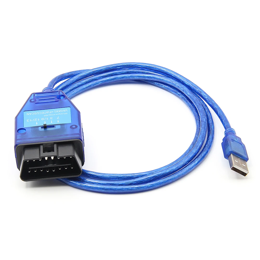 USB Diagnostsic Interface FTDI FT232RL Chip VAG KKL FIATECUSCAN for Fiat Auto Diagnostic Cable for VAG KKL 409