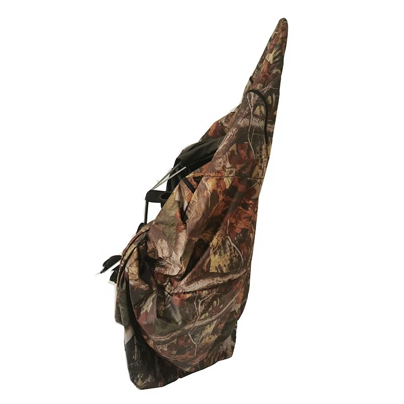 Camo Pop up One Person Easy Build-Up and Carry Hunting Blind Shelter Chair Tent House Camo Hunt Blind