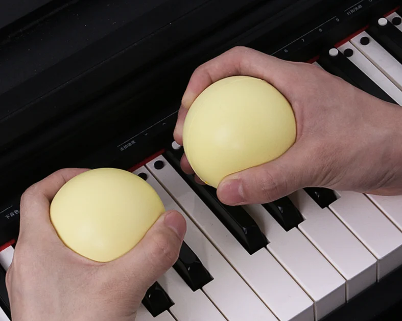 4 Balles D'entraînement Pour Doigts De Piano - Élastiques Multicolores Pour Renforcer La Force Et La Souplesse - 8