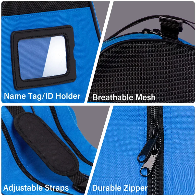 Inline Skate Bag Large Capacity Roller Skate Bag With Adjustable Shoulder Strap Carry Roller Skates for Kids and Adults