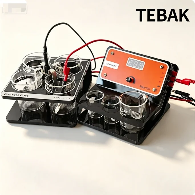 TEBAK Portable Electroplating Plater, Gold Rhodium Silver Plating Machine for Jewelry Restoration Repair Goldsmith Jewellery