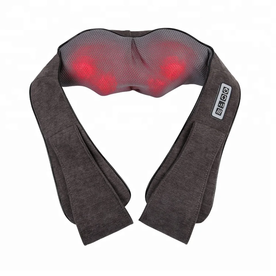 Electric Full Body Deep Tissue Shiatsu Kneading Neck Back Shoulder Massager Belt For Vibrating