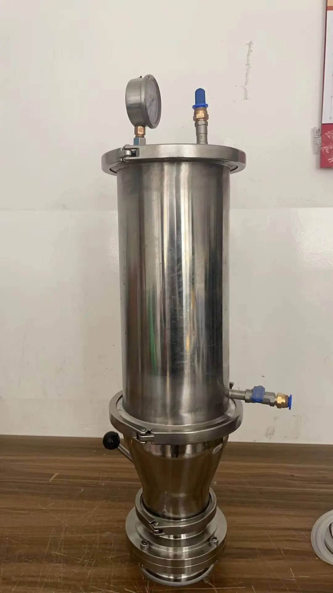 DRY HOPPING DEVICES Feeding Hopper and Dry Hop Doser  for Fermenter Equipment
