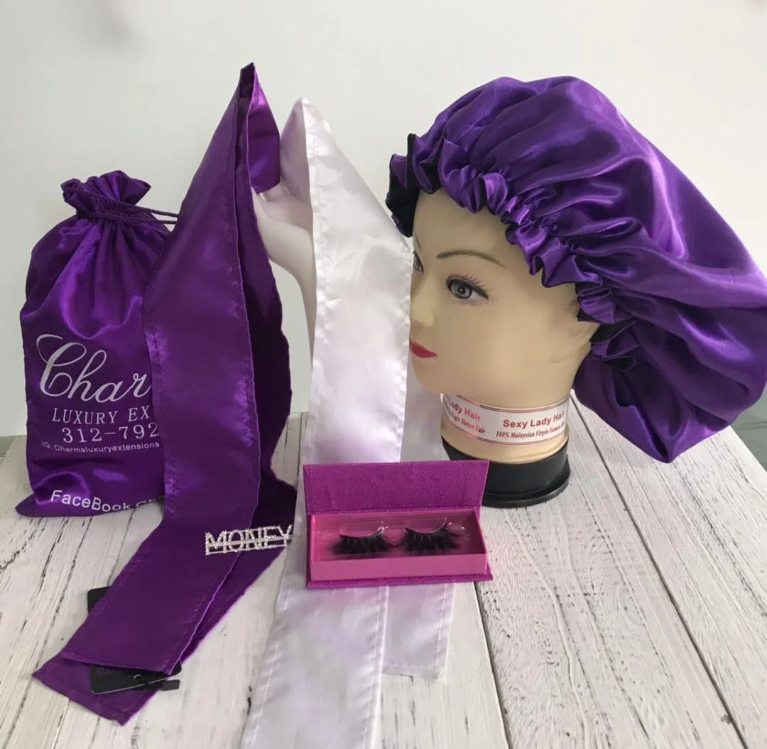 Free Custom Logo Wig Edge Slayer Lace Elastic Hair Bands Melt Wig Band