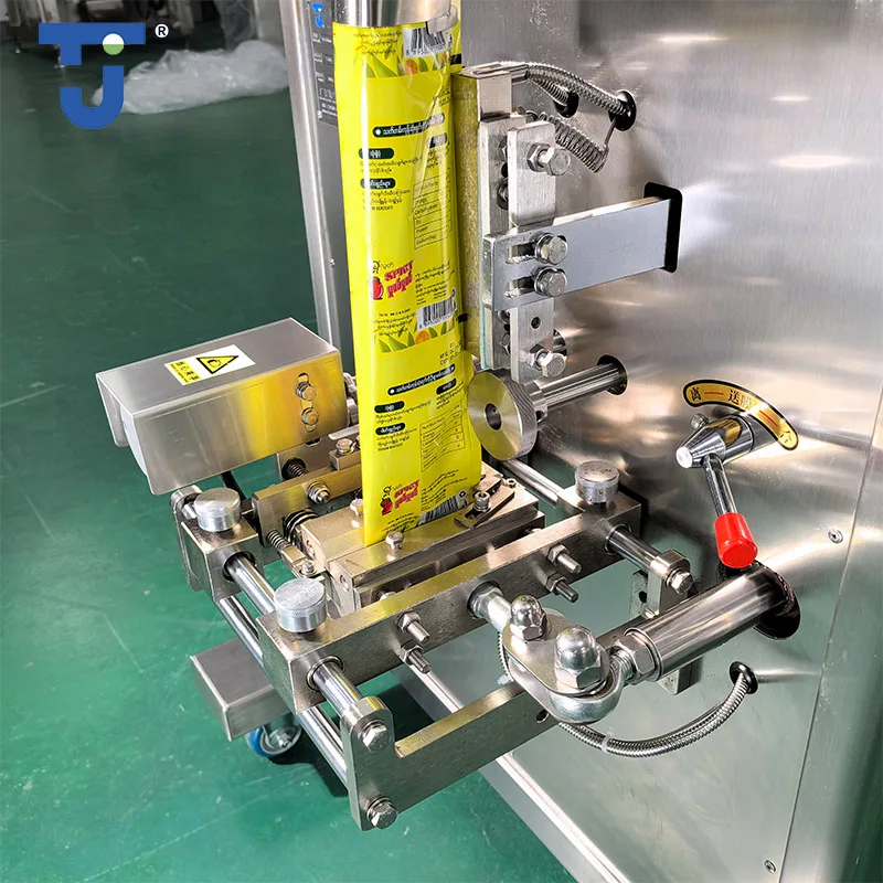 Peanut Butter Automatic VFFS Multi-function Packing Sachet Filling Sealing Machine Packaging Food Thick Paste Sauce Pump Jam PLC