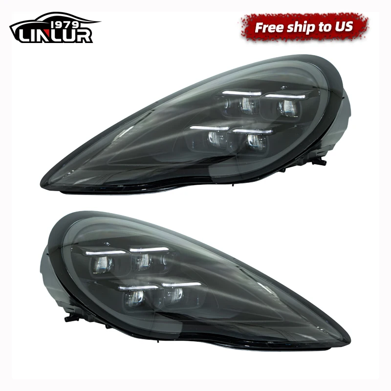 Porsche Panamera 970.1 2009-2013 Front Headlamp Upgrade To 976 2025 Pdls Matrix LED