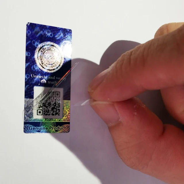 Security Holographic Label 3d Hologram Sealing Tamper Evident Anti-counterfeiting Sticker