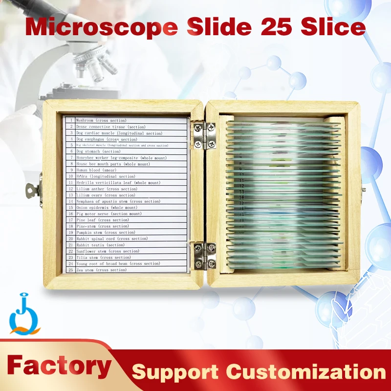 25 Pc Basic Biological Science Use Educational Supplies Microscope