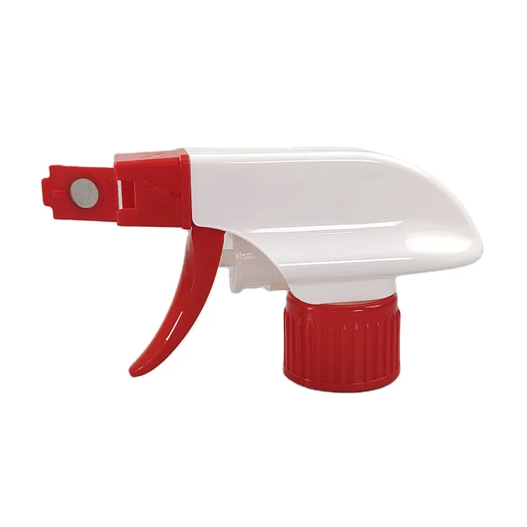 All Plastic Trigger Sprayer 28/410 Trigger Sprayer in White&Red Color Foam Trigger Sprayer