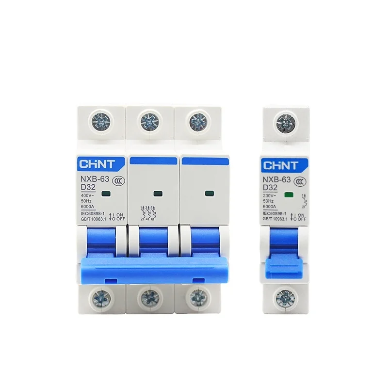 Cost Price Customized Miniature Chint Type C 2 Poles 30 Amp Circuit Breaker