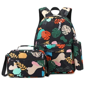 Custom Print Waterproof Schoolbag Child Teenager Girls School Bag Backpack