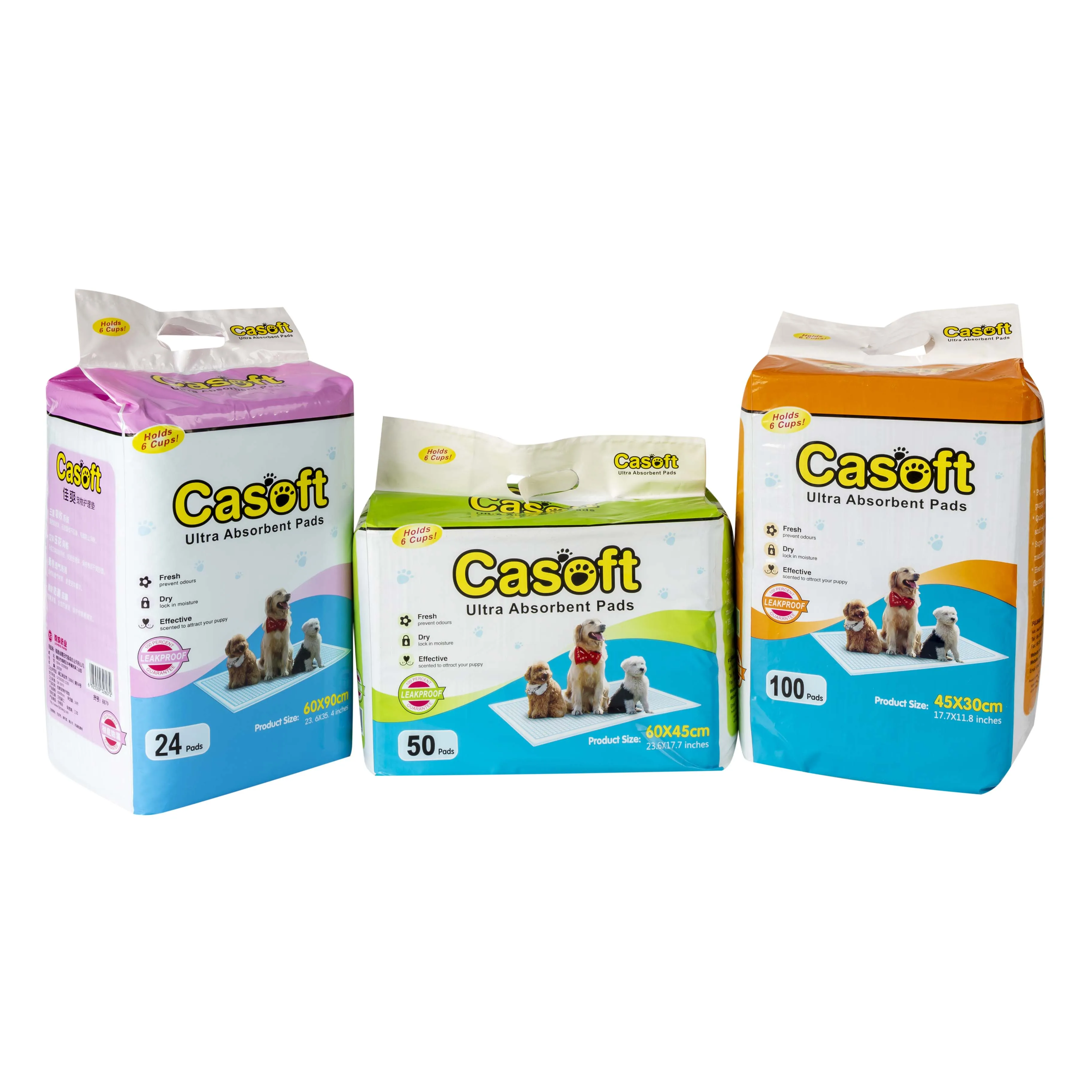 Bamboo Carbon Activated Pet Pee Pads High Absorbent Disposable Pet