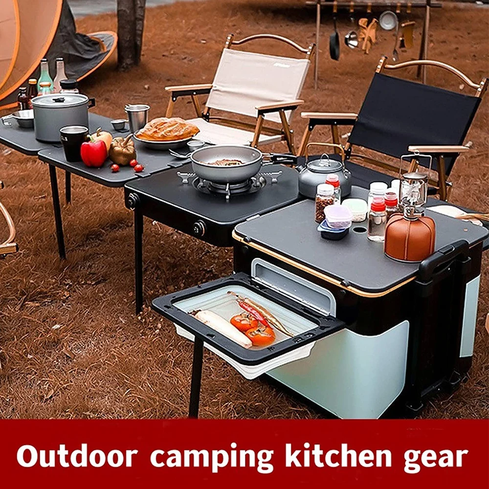 Kingpool Portable Outdoor Folding Chuck Box Complete