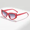 Montura roja - Lente gris degradado