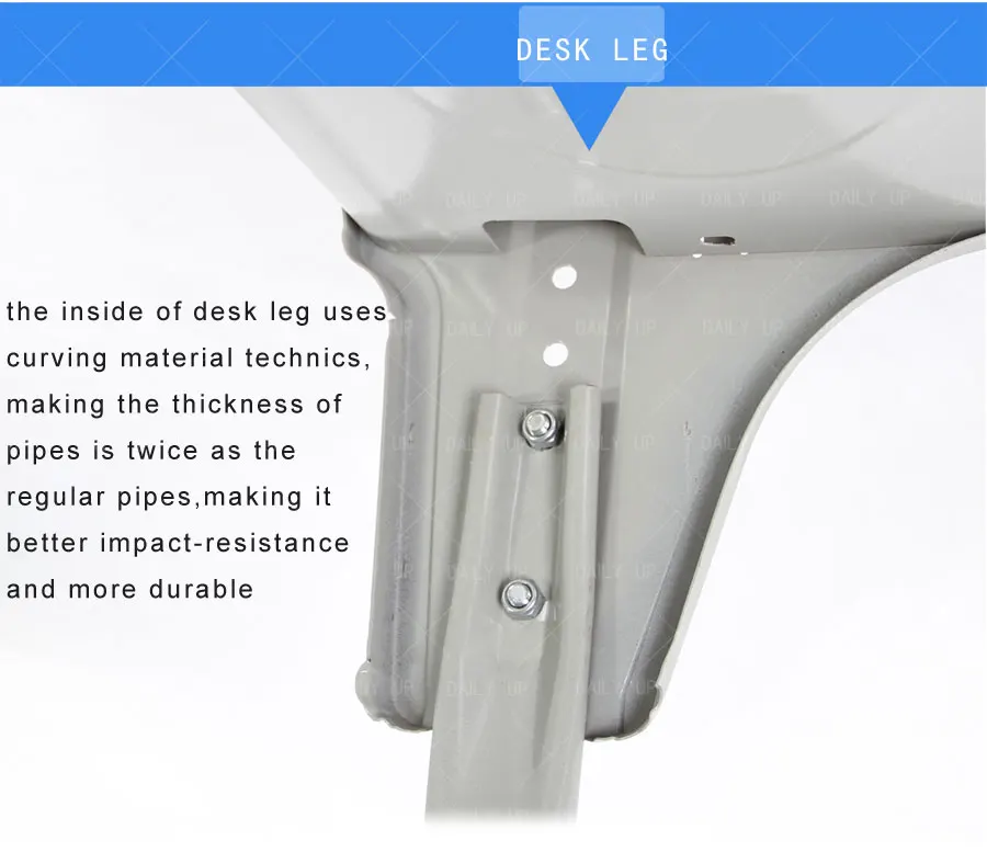 Adjustable Student Desk And Chair Set School Classroom Writing Table With Large Drawer Backless Chair For Reading Room Tutoring