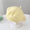 Yellow [plain wool beret]