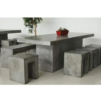 2020 outdoor indoor High quality concrete table comfortable durable garden furniture set
