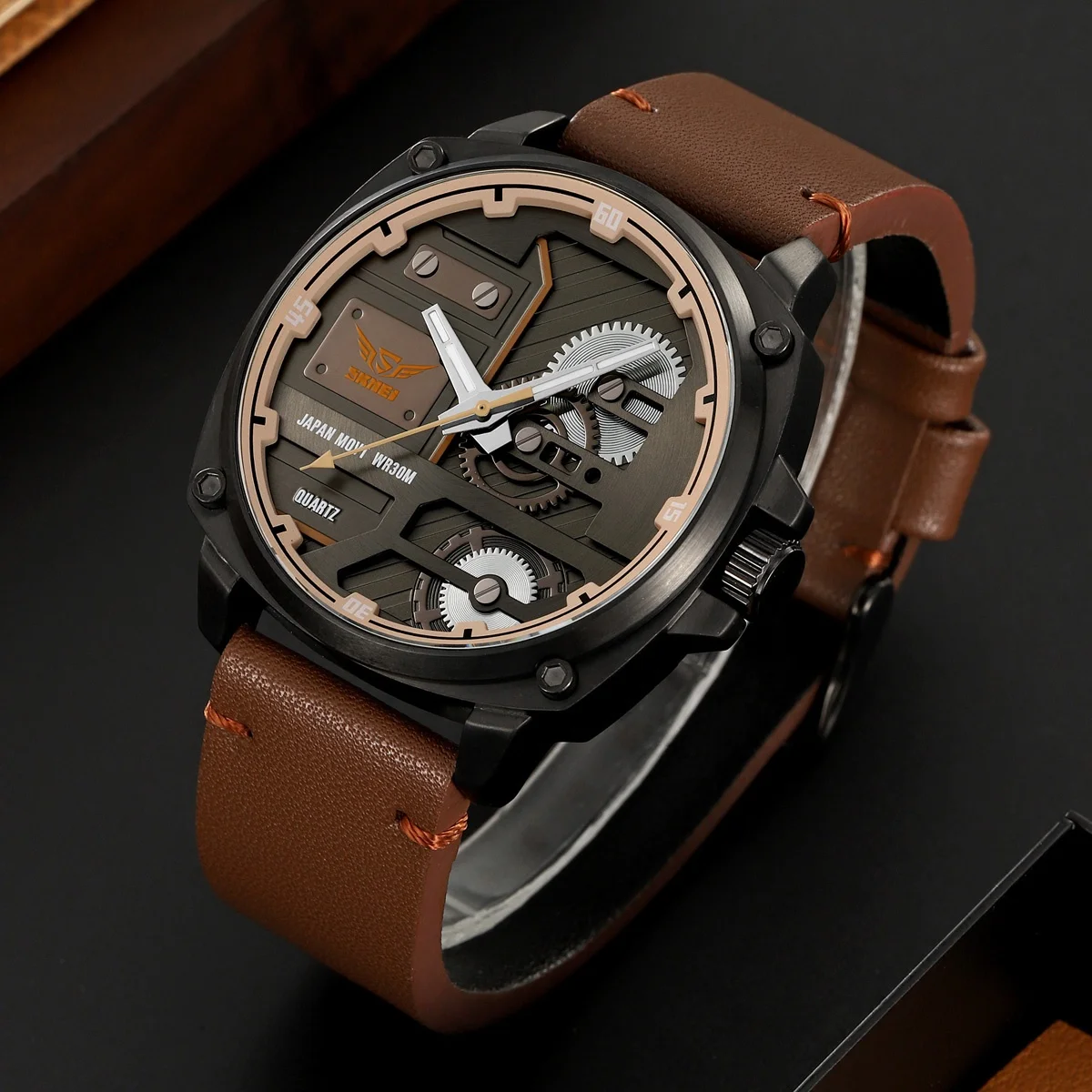 ムッチャ SKMEI 2289 Luxury Quartz Watch for Men – Japan Movement, Water