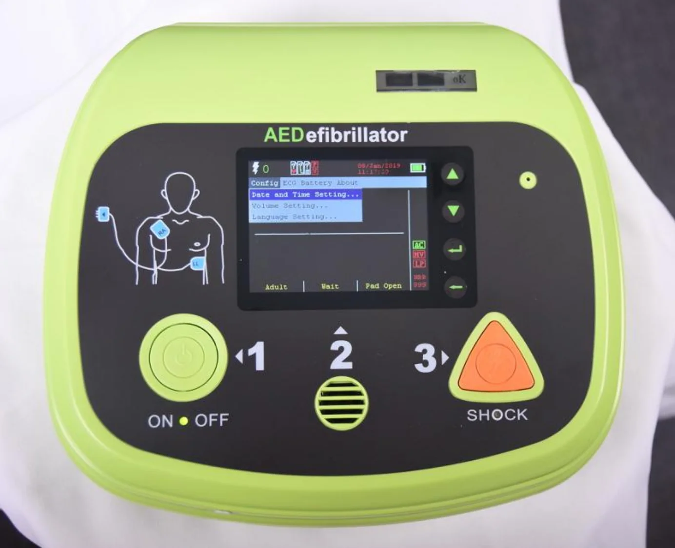 YS-AED7000 Plus Medical First Aid Automated External Defibrillator Portable AED Defibrillator