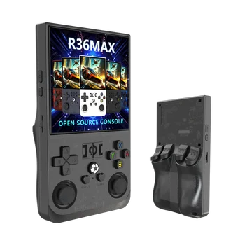 R36 MAX 720*720解像度 ハンドヘルドゲーム機 2025 TVクラシック