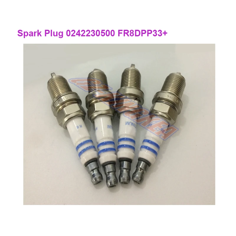 Auto Engine Parts Platinum Spark Plugs 0242230500 FR8DPP33+