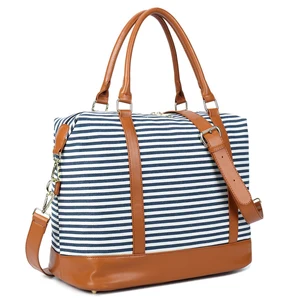 Custom Ladies Women Tote Luggage Duffel Travel Overnight Duffle Weekender Bag