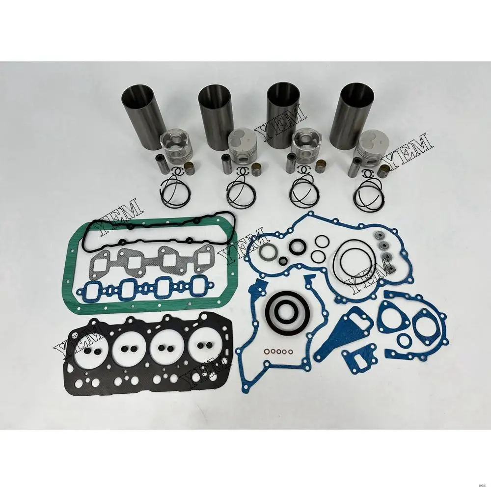 1DZ-2 Engine Overhaul Kit With Full Gasket Kit Piston Ring Liner for Toyota