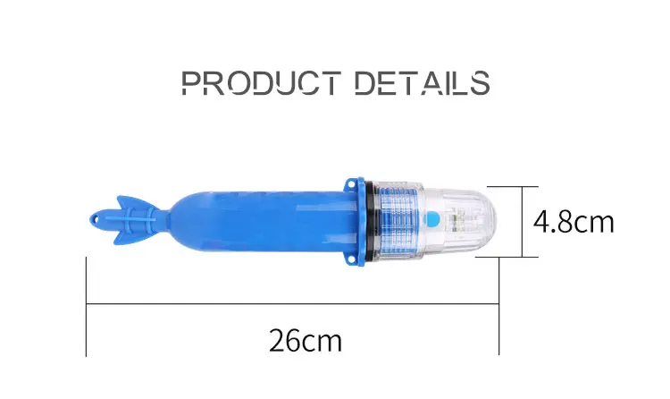 Long Time Underwater Twinkle Torpedo Fishing Net Light Boat Ocean Fishing Accessories LED Strobe Attracting Fishing Light
