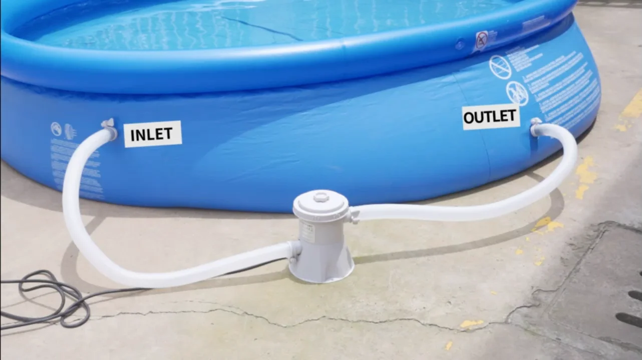 800 Gal Pool Electric Filter Pool Pump Household Cleaning Tool