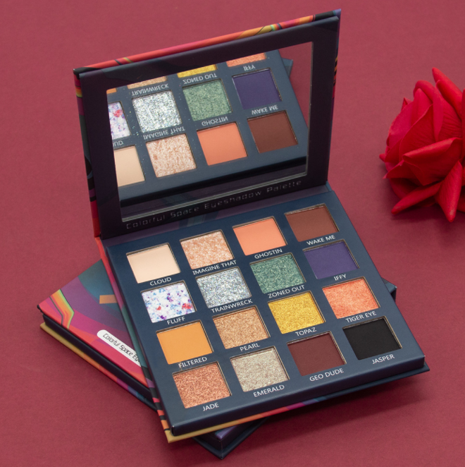 Новинка, тени для век 16 цветов, тени для век земляного цвета, матовые, фиолетовые, оранжевые, портативные, оптовая продажа, частная торговая марка, тени для век