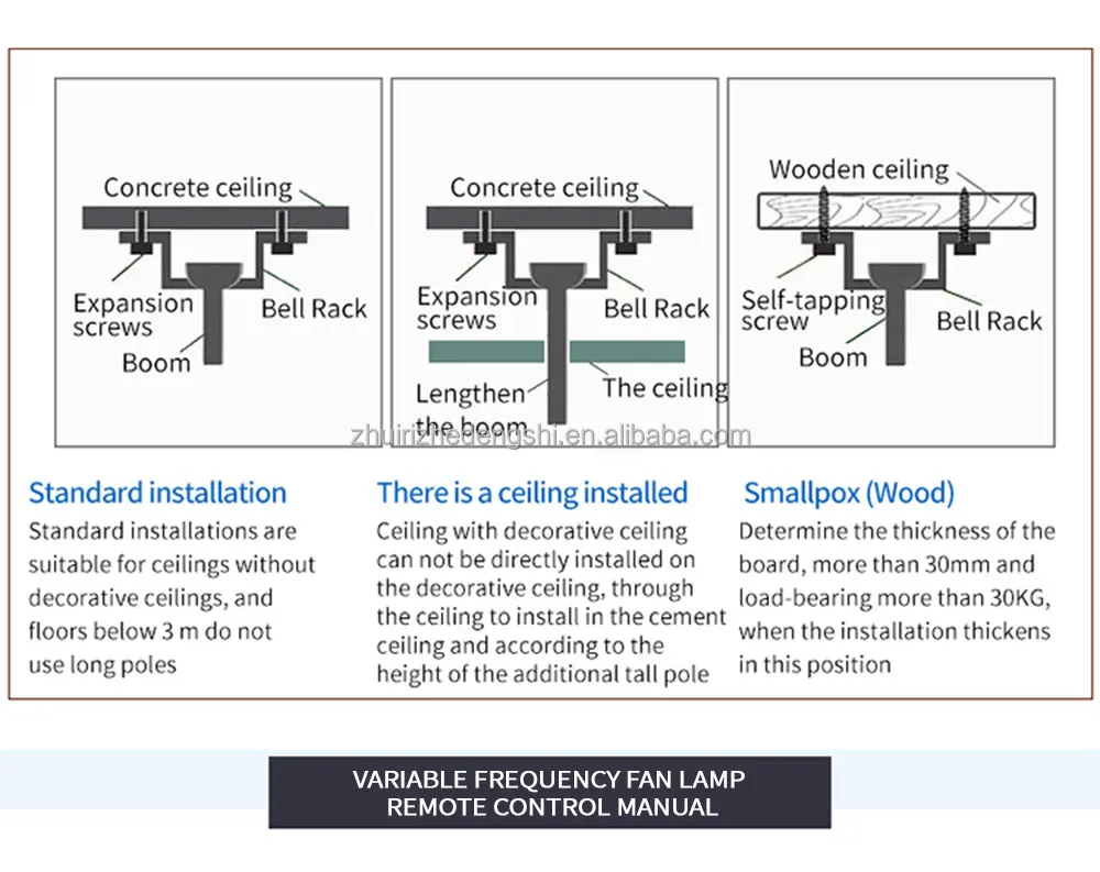 Modern 220V LED Ceiling Fan Light with Remote Control Invisible Design for Family Bedroom Dining Room Lighting