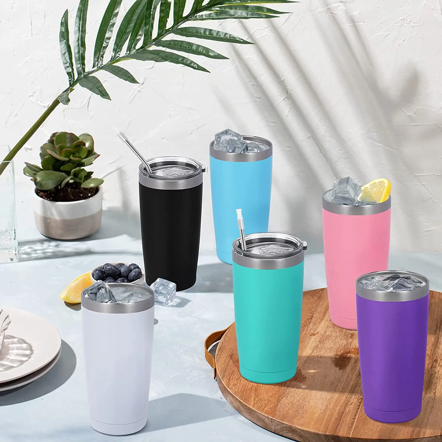 China Wholesale Product Skinny Tumbler Travel Coffee Mug 20oz Double Walled  Stainless Steel Tumbler| Alibaba.com