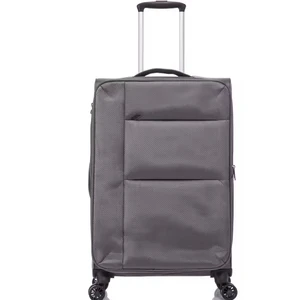 Hot Sale Factory Custom Logo Travel Carry on Luggage Nylon Waterproof Durable Trolley Bags Suitcase Set With Spinner Wheel