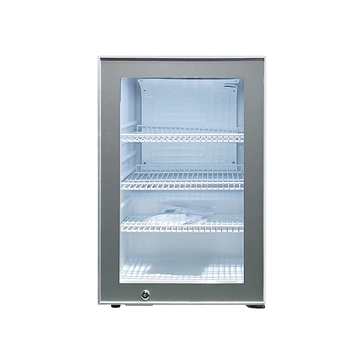 Meisda SC68E 68L Single-Temperature Style Countertop Mini Display Fridge with Single Glass Door