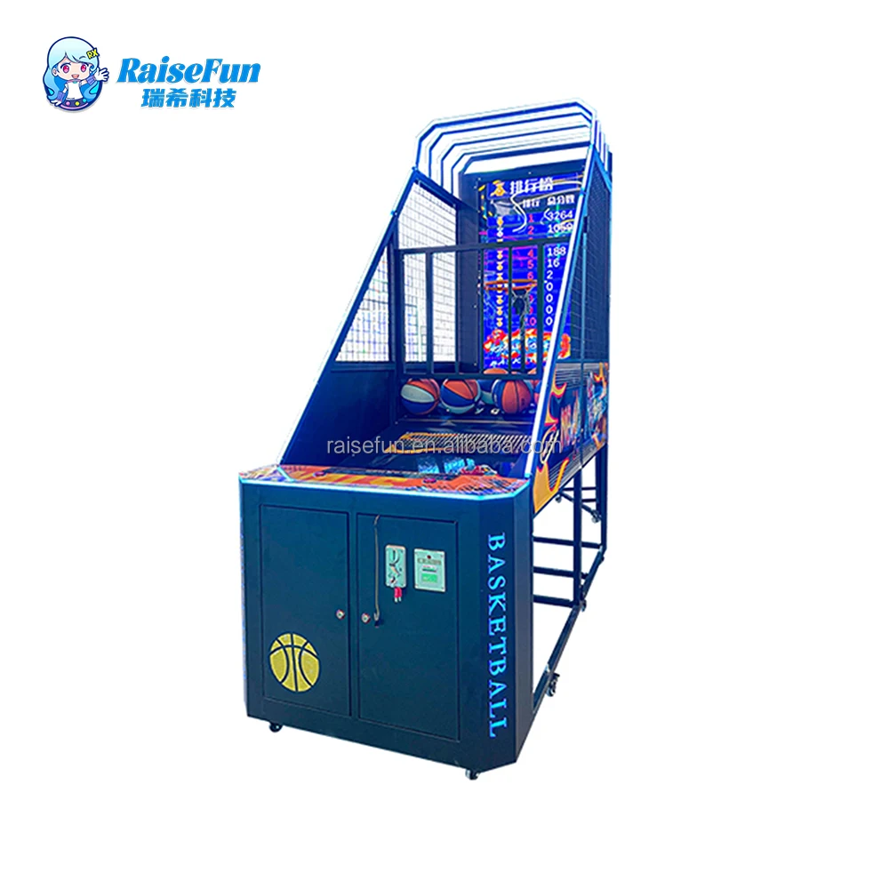 Factory Wholesale Indoor Sport Cyclone Shooting Coin Operated Competition Interactive Game Street Basketball Machine Arcade