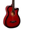 Rojo con línea negra