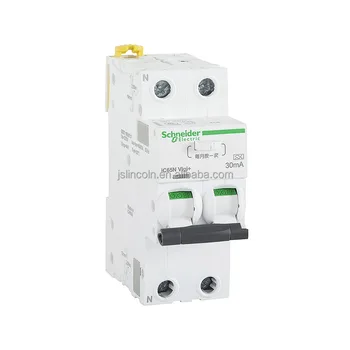 Original Schneiders Electric Leakage Circuit Breaker iC65N Vigi+RCBO C Curve 16A 20A 25A 32A 40A 50A 63A 230V 2P ELE 30mA Type A